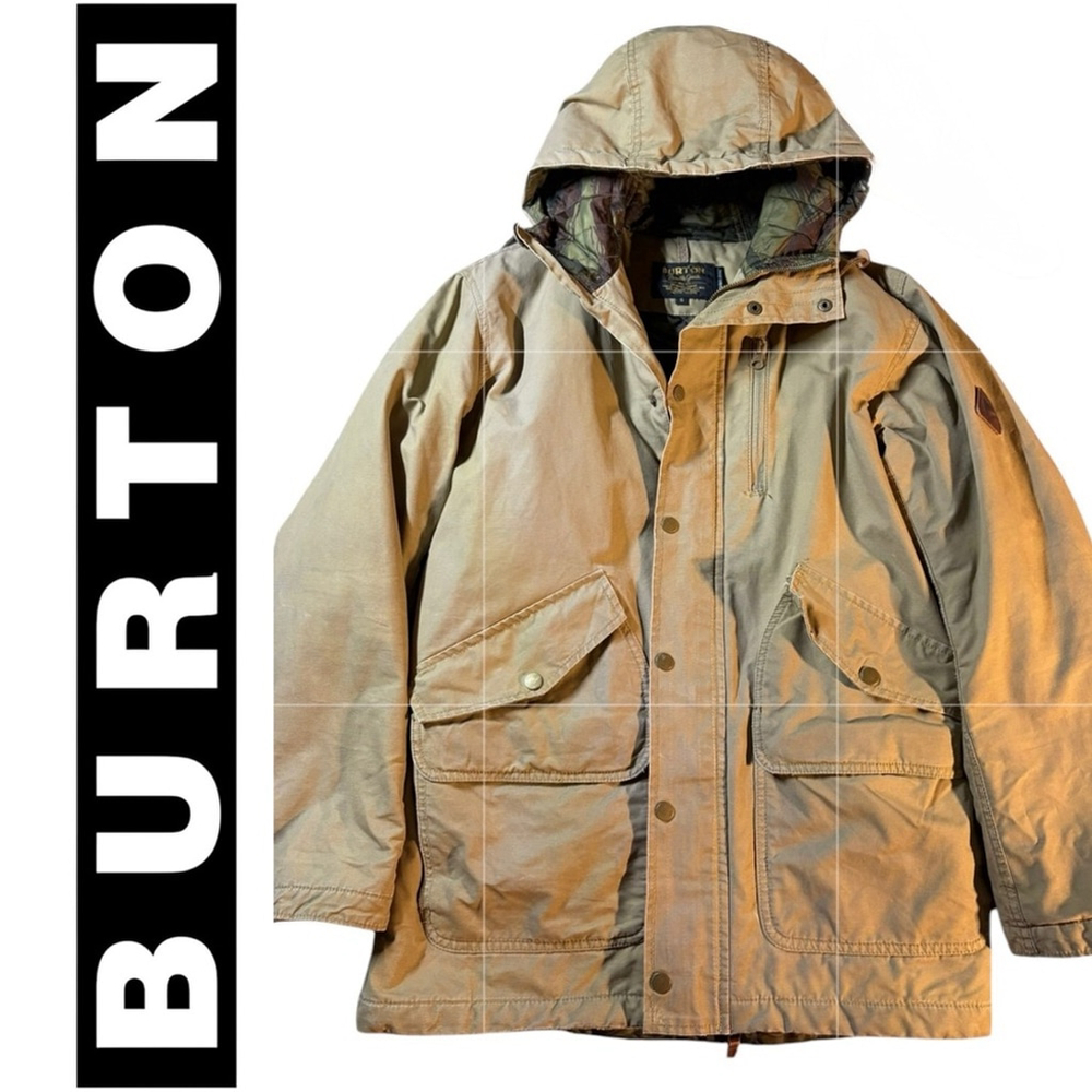 BURTON Men’s Sherman Snowboard Jacket in Tan Sz S - Picture 2 of 10